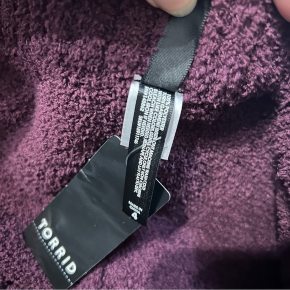 Torrid Sleep Teddy Lounge Bike Short in Potent Purple - 4X - Picture 4 of 8